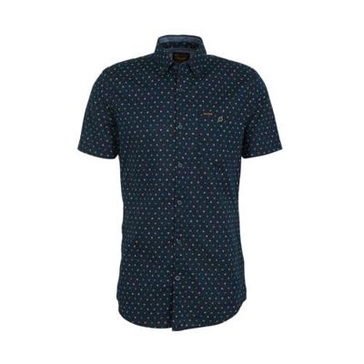 PME Legend slim fit overhemd met all over print donkerblauw PME Legend slim fit overhemd met all over print donkerblauw