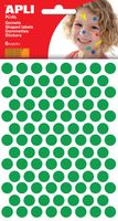 Apli Kids stickers, cirkel diameter 10,5 mm, blister met 528 stuks, groen - thumbnail