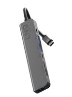 LINQ byELEMENTS LQ48004 notebook dock & poortreplicator Bedraad USB 3.2 Gen 1 (3.1 Gen 1) Type-C Grijs
