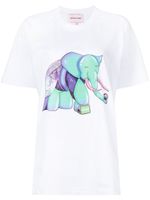 Natasha Zinko t-shirt Visionz à imprimé graphique - Blanc