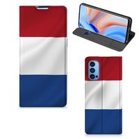 OPPO Reno4 Pro 5G Standcase Nederlandse Vlag - thumbnail