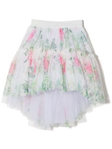 Monnalisa minijupe Rose en tulle - Tons neutres