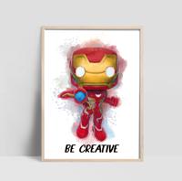 Poster - Ironman / BE CREATIVE