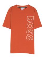 BOSS Kidswear t-shirt à logo imprimé - Orange - thumbnail