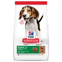 Hill&apos;s Science Plan Hond Puppy Medium Lam&Rijst 18kg