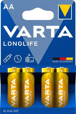 Varta LONGLIFE AA Bli 4 AA batterij (penlite) Alkaline 2800 mAh 1.5 V 4 stuk(s)