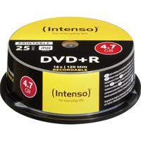 Intenso 4811154 DVD+R disc 4.7 GB 25 stuk(s) Spindel Bedrukbaar - thumbnail