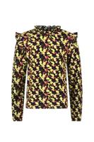 B.Nosy - B.Nosy Billie Top Print Electric - Electric AO - Meisjes - 98