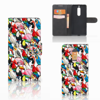 Nokia 5 Telefoonhoesje met Pasjes Birds