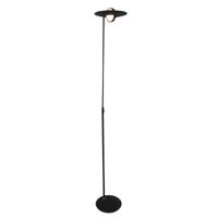 Steinhauer vloerlamp Uplight Zenith 1 lichts - zwart