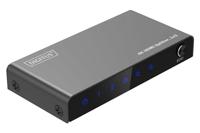 DIGITUS DS-55336 HDMI-Splitter 1x2 - Ingang: 1-poorts/Uitgang: 2-poorts - UHD 4K/60 Hz HDTV: 3840 x 2160p - HDCP 2.2 - HDR, Deep Colour, EDID-schakelaar, DTS, Dolby Digital, LPCM