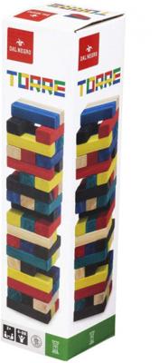 Dal Negro Jenga met hamer 7,5 cm hout wit 3 delig Dal Negro Jenga met hamer 7,5 cm hout wit 3 delig