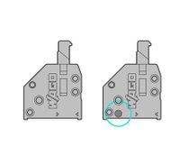 WAGO 250-410 Veerkrachtklemblok 0.50 mm² Aantal polen 10 Grijs 1 stuk(s) - thumbnail