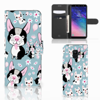 Samsung Galaxy A6 2018 Telefoonhoesje met Pasjes Hondjes