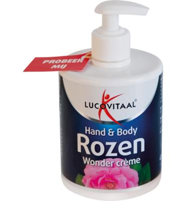 Lucovitaal Lucovitaal Hand & Body Rozen Wonder Creme (500ml) Lucovitaal Lucovitaal Hand & Body Rozen Wonder Creme (500ml)