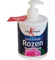 Lucovitaal Lucovitaal Hand & Body Rozen Wonder Creme (500ml)