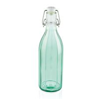 Leifheit 36322 Glazen Facetfles 0.5L Transparant/Groen