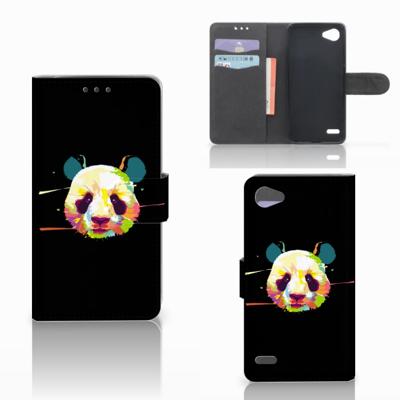 LG Q6 | LG Q6 Plus Leuk Hoesje Panda Color