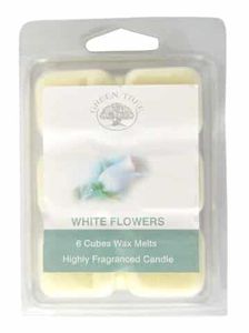 Green Tree Wax Melts White Flowers