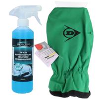 Ijskrabber met antivries spray voor auto - 500 ml - handschoen - ruitenontdooier