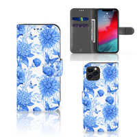 Hoesje voor Apple iPhone 11 Pro Flowers Blue - thumbnail