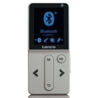 MP3/4-speler met Bluetooth® en 8 GB Lenco Zilver