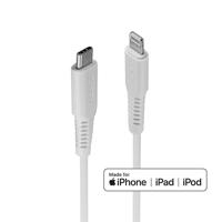 LINDY USB-kabel USB 2.0 Apple Lightning stekker, USB-C stekker 3.00 m Wit 31318