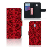 Xiaomi Redmi 8A Hoesje Red Roses - thumbnail