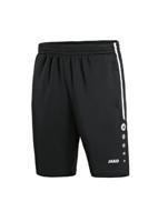 JAKO - Actieve Trainingsshort, Uniseks-Kind, Zwart En Wit, 140