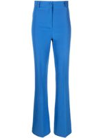 Hebe Studio pantalon de tailleur Georgia à coupe évasée - Bleu