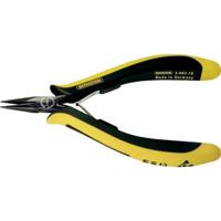 Bernstein gereedschap GmbH 3-683-15 punttang EUROline, 130 mm, korte bakken, afvoerbare tweekleurige handbeschermhoezen