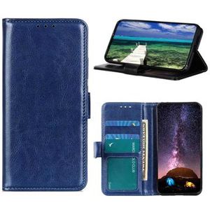 Xiaomi 12T/12T Pro Wallet Hoesje met Magnetische Sluiting - Blauw