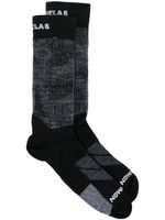 MM6 Maison Margiela X Salomon chaussettes à logo en intarsia - Noir - thumbnail