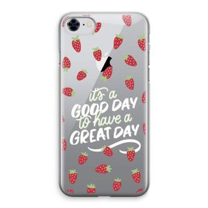 Don't forget to have a great day: iPhone 8 Transparant Hoesje