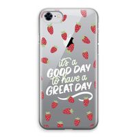 Don't forget to have a great day: iPhone 8 Transparant Hoesje - thumbnail