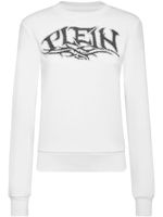 Philipp Plein sweat à logo strassé - Blanc