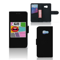 Samsung Galaxy A3 2017 Wallet Case met Pasjes Popart Princess - thumbnail