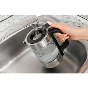 ProfiCook PC-WKS 1229 G waterkoker 1 l 1600 W Roestvrijstaal, Transparant