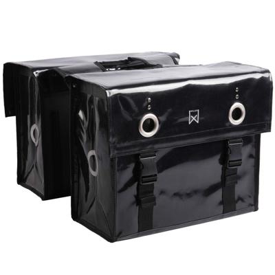 Willex Fietstas 52 L tarpaulin zwart Willex Fietstas 52 L tarpaulin zwart