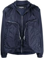 DSQUARED2 veste oversize à coupe légère - Bleu