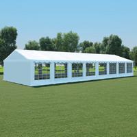 vidaXL Tuinpaviljoen 6x16 m PVC wit