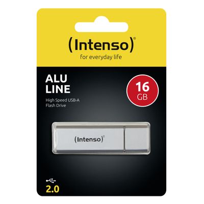 Intenso Alu Line USB flash drive 16 GB USB Type-A 2.0 Zilver