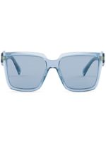 Prada Eyewear lunettes de soleil à monture rectangulaire - Bleu