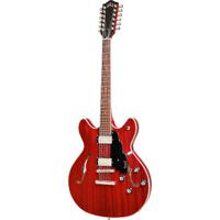 Guild Newark St. Collection Starfire I-12 Cherry Red 12-snarige semi-akoestische gitaar - thumbnail