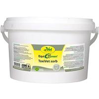 cdVet EquiGreen ToxiVet sorb voedingssupplement voor paarden 2500 g (2,5 kg) - 100% natuurlijke darmgezondheid met prebiotische gist, 2500 g, 343
