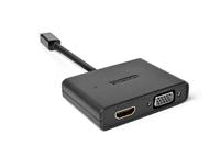 Sitecom CN-347 Mini DisplayPort naar HDMI/VGA adapter, zwart