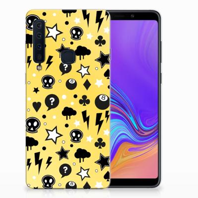 Silicone Back Case Samsung Galaxy A9 (2018) Punk Geel Silicone Back Case Samsung Galaxy A9 (2018) Punk Geel