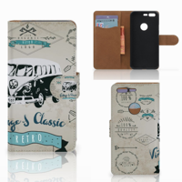 Google Pixel Telefoonhoesje met foto Retro VW Bus