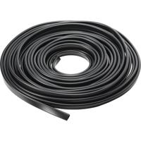 TRU COMPONENTS Stootrand PVC Zwart 10 m - thumbnail