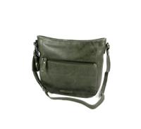 SCOTCH leren Damestas schoudertas DK Groen